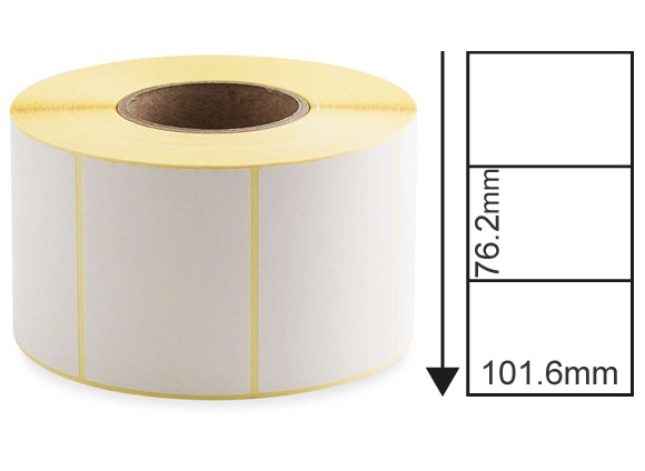 101.6mm x 76.2mm Thermal Transfer Labels