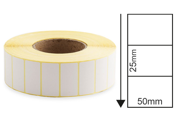 50mm x 25mm Direct Thermal Labels