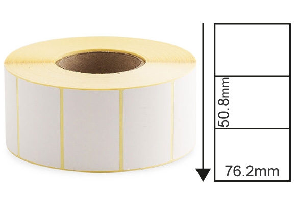 76.2mm x 50.8mm Thermal Transfer Labels